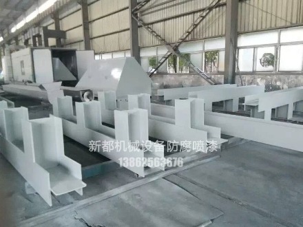 大型不規則鋼結構噴涂